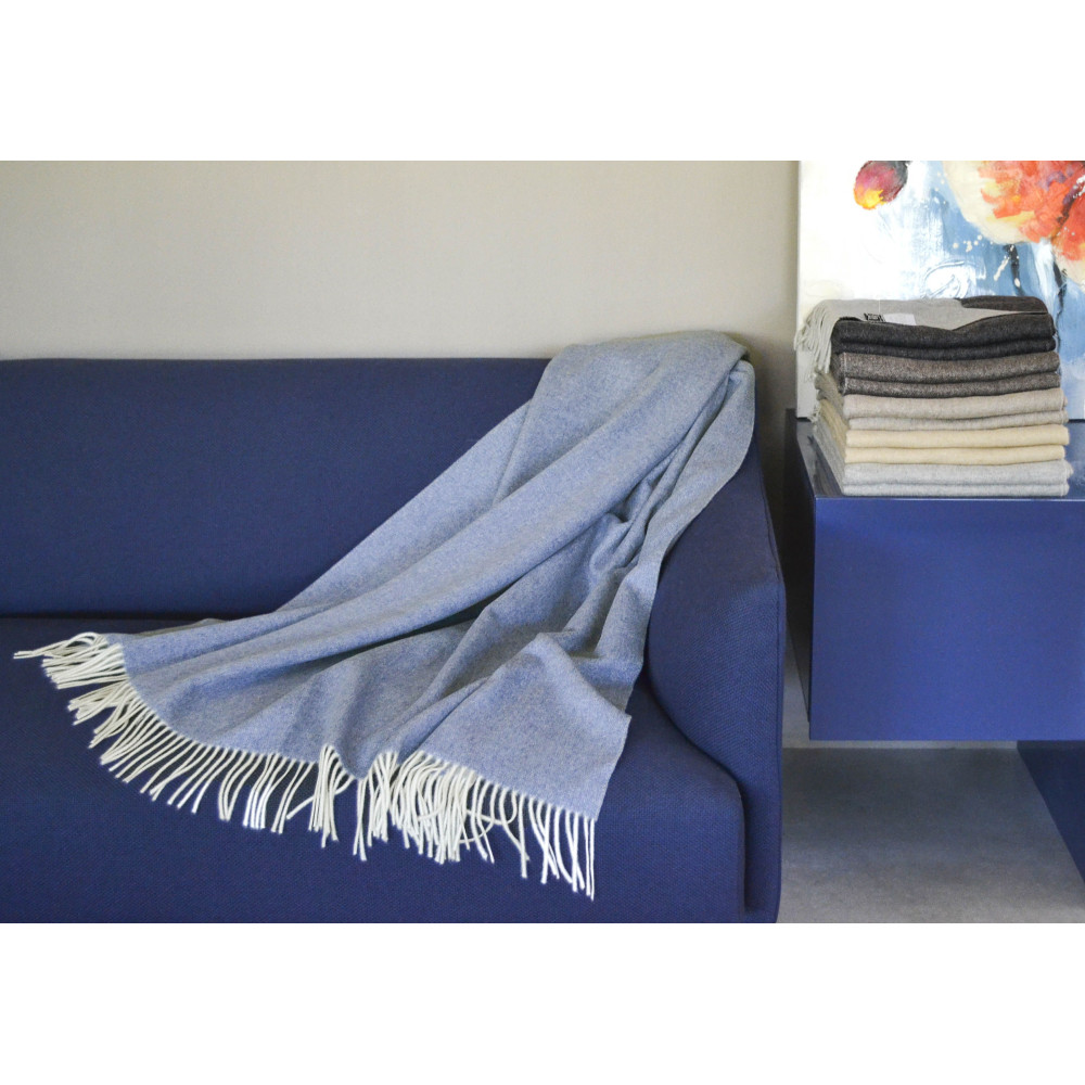 Плед Dolomiti Throws 130х180 Pearl/ lead grey Signoria