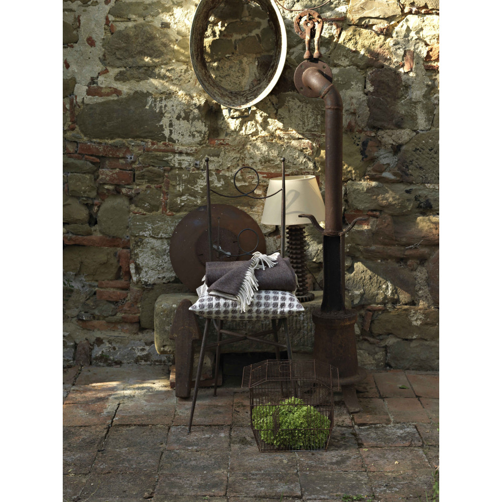 Плед Dolomiti Throws 130х180 Pearl/ lead grey Signoria