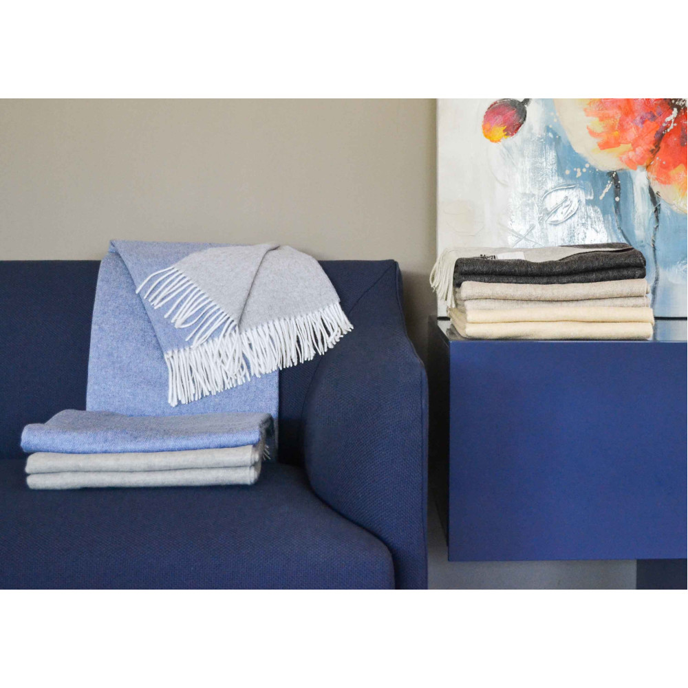 Плед Dolomiti Throws 130х180 Pearl/ lead grey Signoria