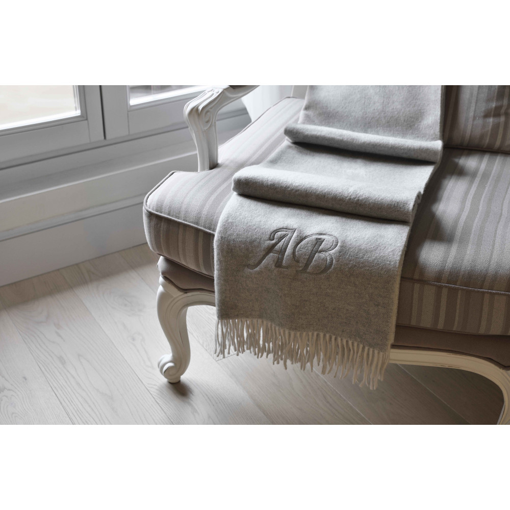 Плед Dolomiti Throws 130х180 Pearl/ lead grey Signoria