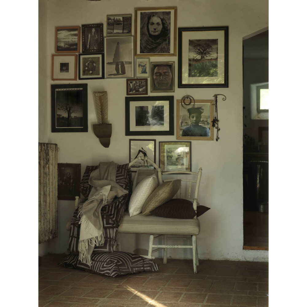 Плед Dolomiti Throws 130х180 Pearl/ lead grey Signoria