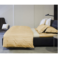 Комплект постільної білизни (Підковдра 200х220, прост. 270х290, 2 нав. 50х70) Taupe Masaccio Striped