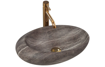 Умивальник REA Roxy A Stone D. сірий