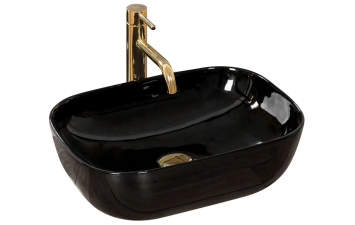 Умивальник REA Belinda чорний накладний