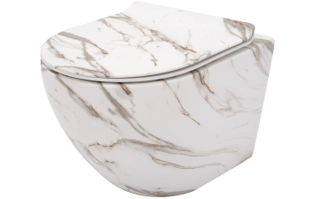 Підвісний унітаз Rea Carlos білий мат