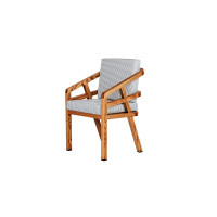 LUGANO DINNER Крісло 580х615х850 ясень, колір тік Woodsun