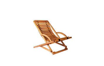 CHALET SWING WOOD Крісло шезлонг 760х900х820 дуб, колір тік Woodsun