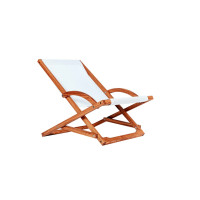 CHALET SWING CLASSIC Крісло шезлонг 760х900х820 дуб, каркас тік, матрац текстилен сірий Woodsun