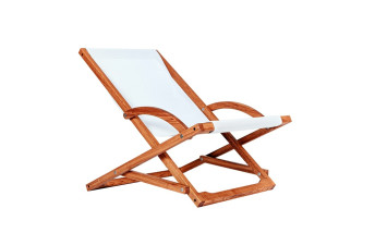 CHALET SWING CLASSIC Крісло шезлонг 760х900х820 дуб, каркас тік, матрац текстилен сірий Woodsun