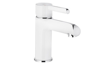 ANGELIT Змішувач для умивальника настільний білий Технопласт