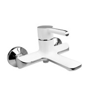 ANGELIT Змішувач для ванни без душового комплекту білий Технопласт