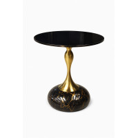 Маленький столик Sandy 40*55 Чорний EUROHOME