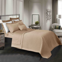 Hotel Melody 1 Покривало на ліжко 260*260, 2шт наволочки 50*75 Champagne