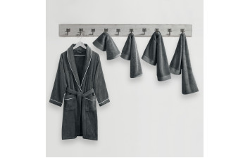 Банный халат Unito серый S 