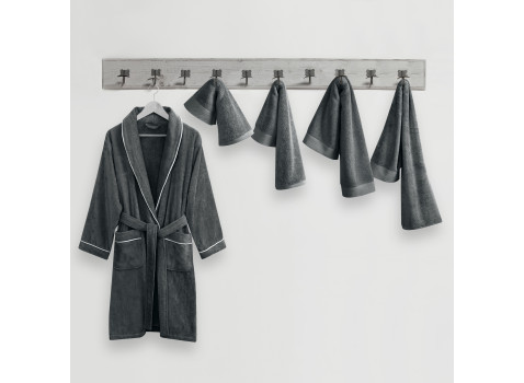 Банний халат Unito сірий M