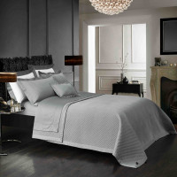 Hotel Melody 1 Покривало на ліжко 260*260, 2шт наволочки 50*75 Grey