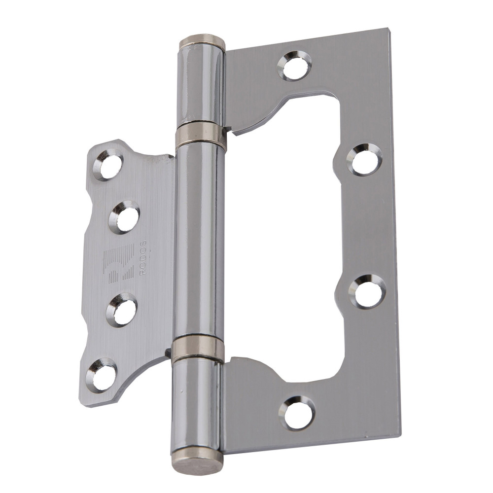 Петля накладна "Rodos" /PN 100*75 SC/Хром матовий