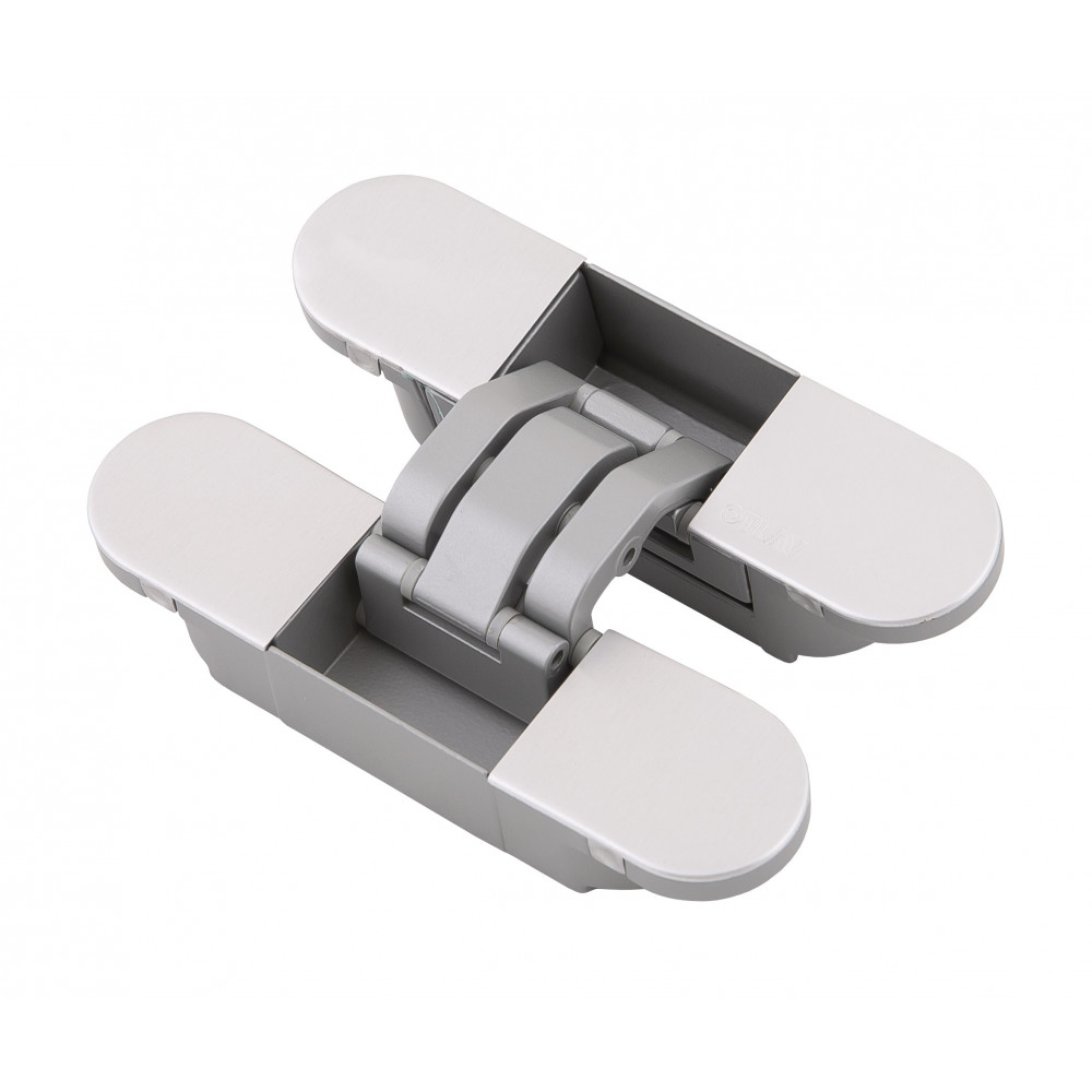 Прихована 3D петля Otlav Invisacta IN300, Замок 30x120мм Білий