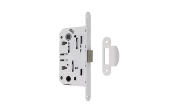 Замок врізний "Rodos" /410B PVC SC/Хром матовий