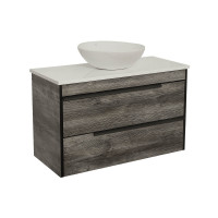 Тумба Лофт Нео дуб морас 100 см зі стільницею UNI