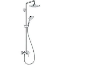 Croma Select E 180 2jet Showerpipe Душевая система, цв белый хром