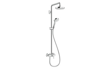 Croma Select S 180 2jet Showerpipe Душевая система цв белый