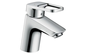 LOGIS Loop 70 змішувач для умивальника одноважільний зі зливним гарнітуром, хром