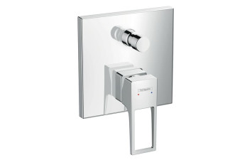 METROPOL змішувач для ванни одноважільний з дугоподібною ручкою, прихований монтаж, хром