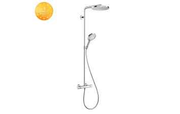 RAINDANCE Select S Showerpipe душевая система 240 1jet P, Powder Rain, с термостатом, хром