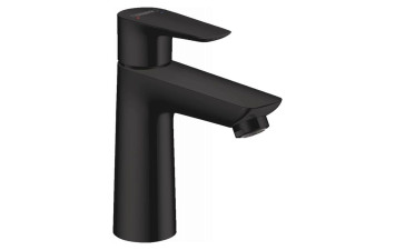 TALIS E змішувач для умивальника 110, одноважільний, зі зливним гарнітуром, колір покриття чорний