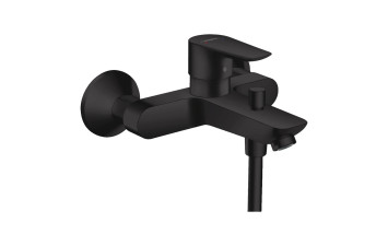 TALIS E змішувач для ванни, одноважільний, зовнішнього монтажу, матовий чорний