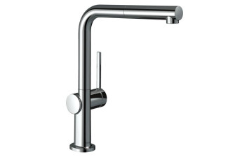 TALIS M54 змішувач для кухні, одноважільний, 270, з витяжним зливом, 1jet, sBox, хром