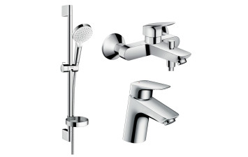 LOGIS набір змішувачів для ванни, умивальник 70 (71070000, 71400000, 26553400)