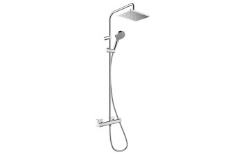 VERNIS SHAPE душевая система Showerpipe 230 с термостатом, 1jet