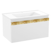 CLASSIC NEO комплект меблів 80см, blanco: тумба підвісна, 1 ящик, умивальник меблевий 1943.428007