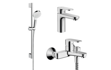 VERNIS BLEND набір змішувачів для ванни, раковина 70 (71550000, 71440000, 26533400)