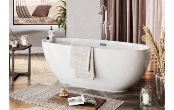 Акрилова ванна KIVI біла, 165 x 75 см