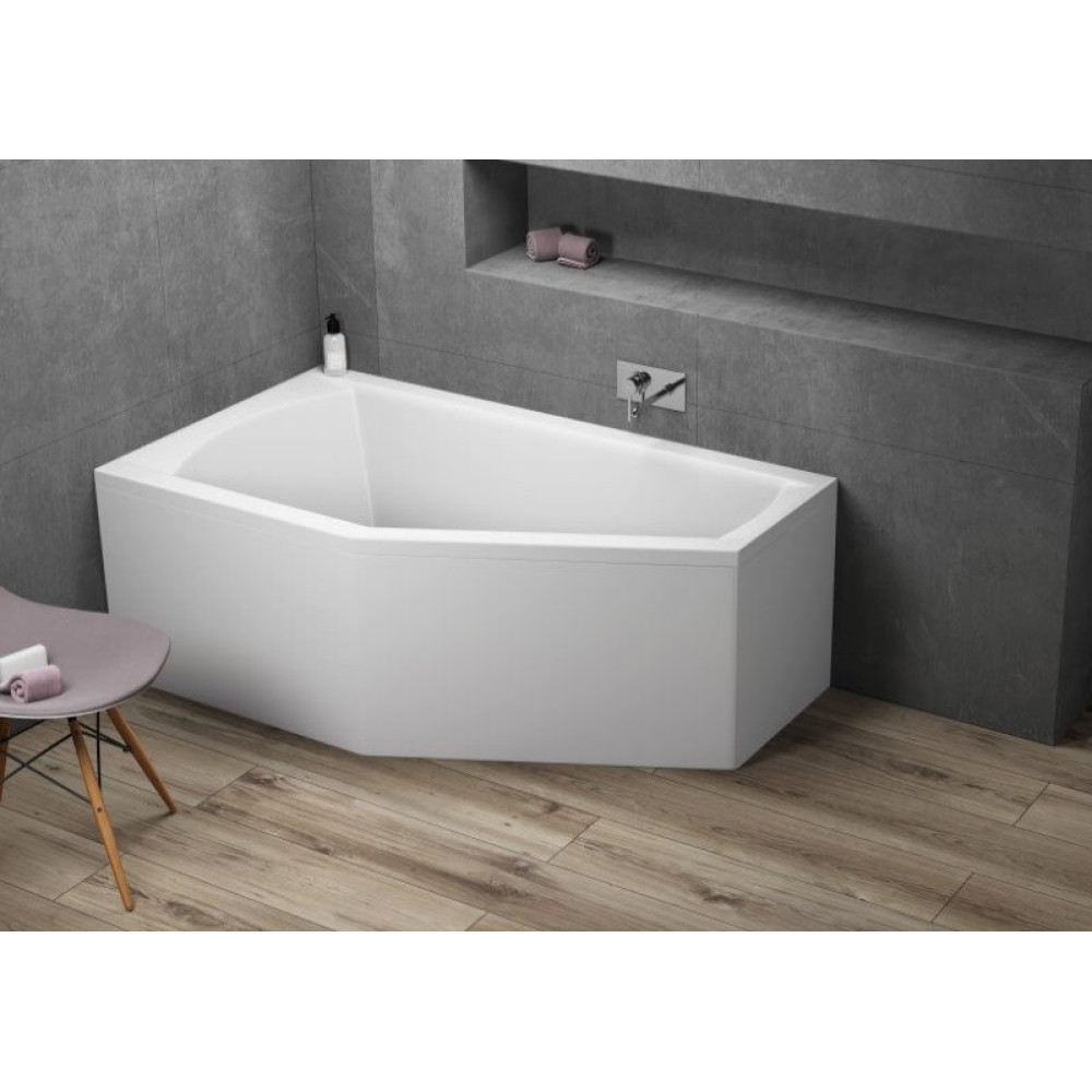 Кутова ванна SELENA ліва, 160 x 90 см