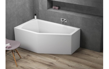Кутова ванна SELENA ліва, 160 x 90 см