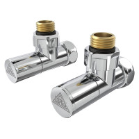 Кран кутовий Laris 1/2" - 3/4" Звичайний, ексцентрики, 1 пара (2шт). (LX-8202)