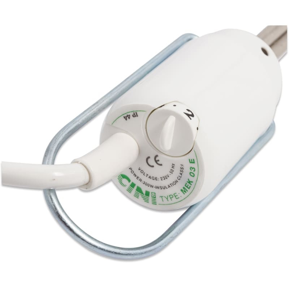 ТЕН CINI для рушникосушки Білий