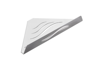 Полиця у ванну кімнату Laris Wave, кутова