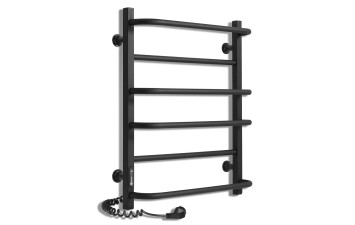 Електрична сушка для рушників Laris Зебра Комфорт, чорна