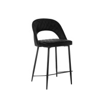 Напівбарний стілець B-125 чорний