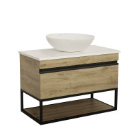Тумба Лофт Айрон Севілья 85 см зі стільницею консольна