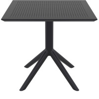 Стіл SKY 106 80X80 чорний 