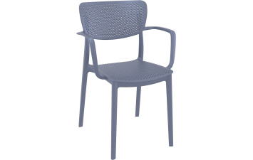 Крісло LOFT 128 темно-сіре 