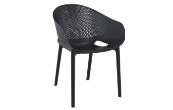 Крісло SKY PRO з підлокітниками 151 чорне 