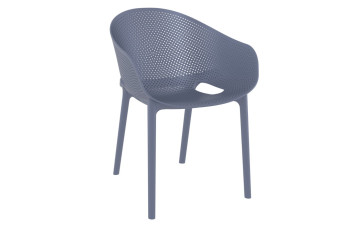 Крісло SKY PRO з підлокітниками 151 сіре 