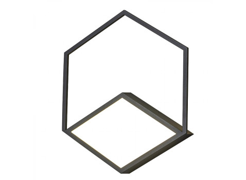 KUBICK настенный светильник LED 7596 33.5W 3000K (Negro mate-Matt black) Mantra